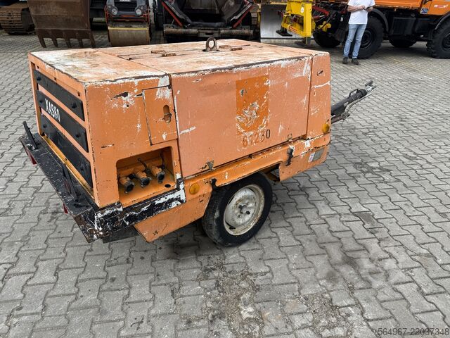 Vida kompresörü ATLAS Copco XAS60 Baukompressor 9,3 Bar