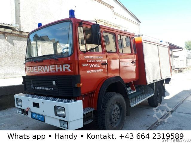 Special purpose truck MAGIRUS DEUTZ 160 M9 FAL 4x4 Feuerwehrwagen Bj 1983