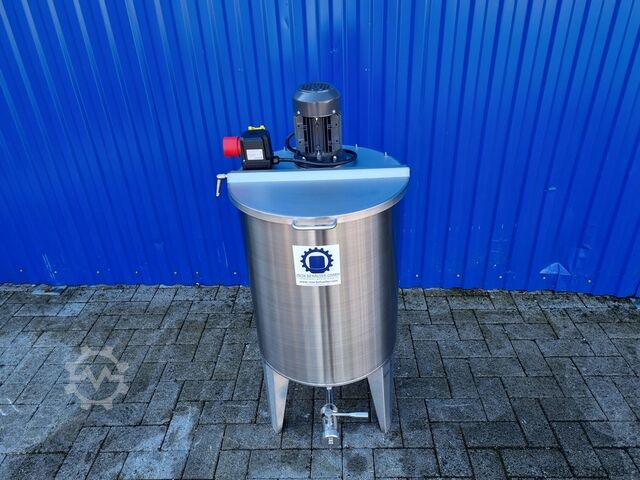 Behållare i rostfritt stål med propelleromrörare Inox Behälter GmbH CILC100BRWP