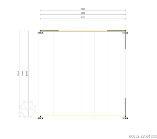 Tároló platform 5x5m Lagerbühne , Belastung : 500kg/qm Unterkante: 3m ,ca. 25qm , Systembühne