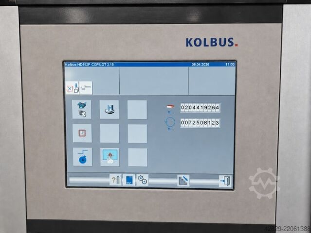 Üç bıçaklı düzeltici Kolbus HD 152.P