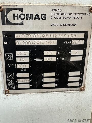 μονάδα ελέγχου HOMAG KL079/01/QE/12/09/S3