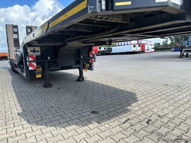 Semi-lavlader Broshuis 3ABSD Lowloader 3-axle / GVW: 59.000kg / Neck: ...