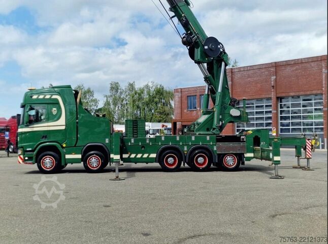 Vrachtwagen met kraan Scania R500 NGS Highline 10x4*6 - MPG 250T Crane 8+5 /...