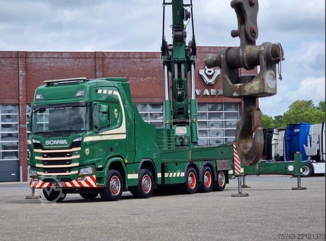 Vrachtwagen met kraan Scania R500 NGS Highline 10x4*6 - MPG 250T Crane 8+5 /...