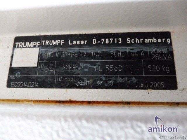 HAAS Láser Trumpf HL556D