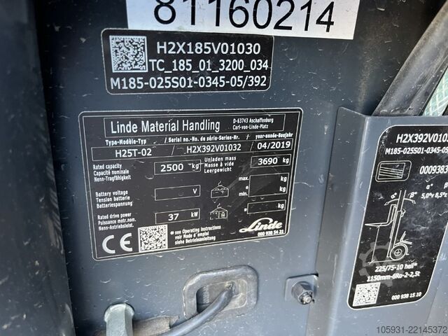 Stivuitoare GPL Linde H25T-02