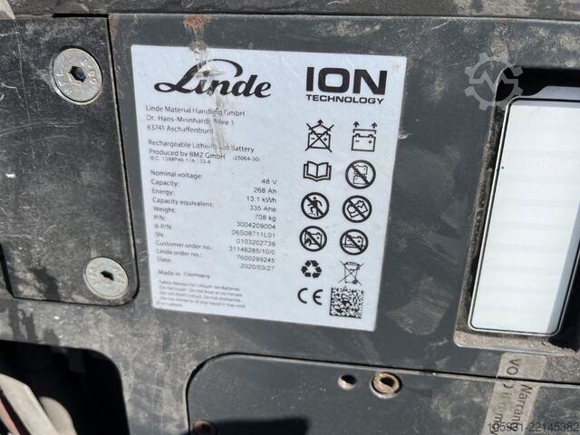Stivuitor electric cu 3 roți Linde E14-02