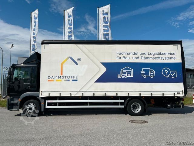 Platós teherautó MAN TGM 15.290 /LL/Pritsche 7,45m/LBW/AHK/120 tkm