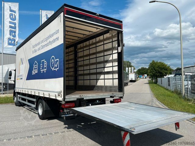 Platós teherautó ponyvával MAN TGM 15.290 /LL/Pritsche 7,45m/LBW/AHK/120 tkm