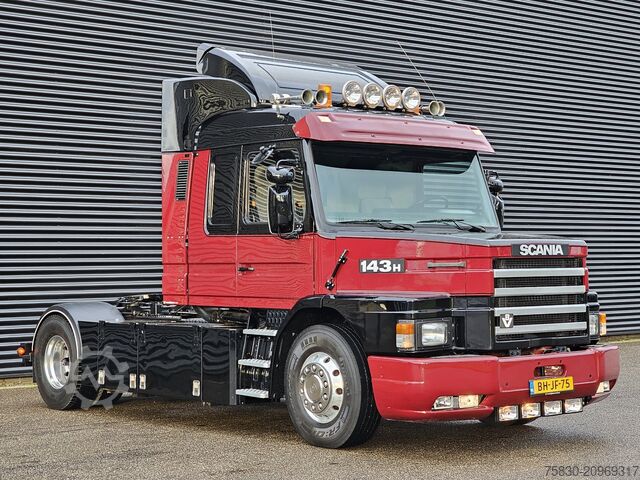 Standard-SZM Scania T143.450 TOPLINE / TORPEDO / HAUBER / 460 cm WB