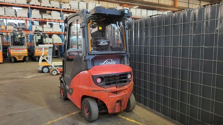 Diesel vorkheftruck Linde H 16 D // Duplex // Vollkabine // Klima // Zinkenv