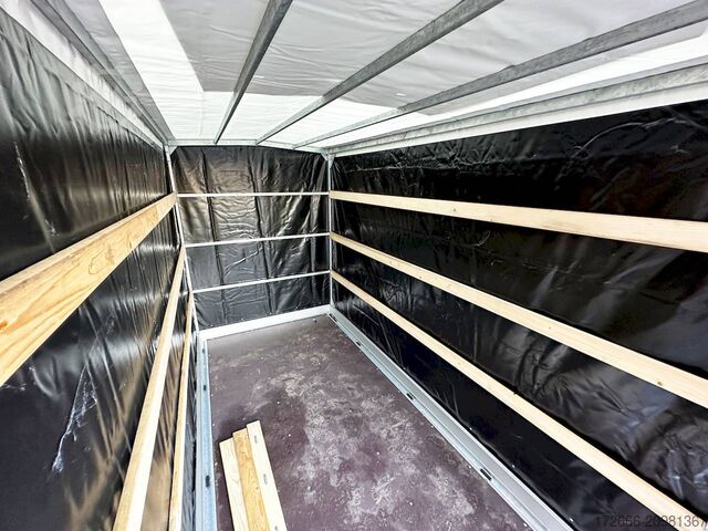 Planenanhänger Vezeko HUSKY FB 27.35 | PLANE | SCHWARZ 345X162X210CM 2700KG ABSENKER