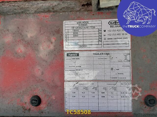 Gekoeld/bevroren transport Vanhool 