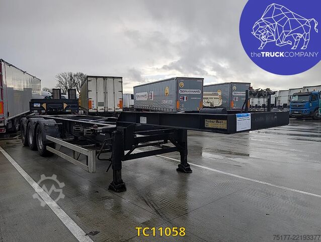 Containervervoer Turbos Hoet Tank chassis Gooseneck