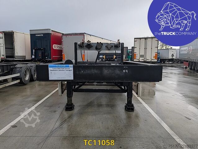 Containervervoer Turbos Hoet Tank chassis Gooseneck