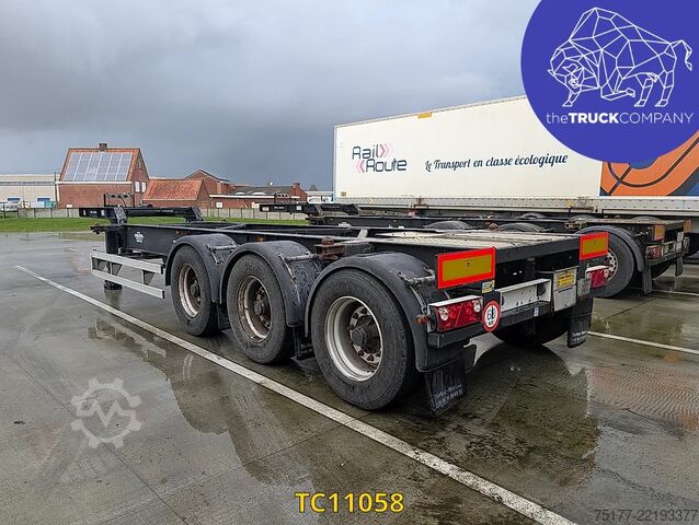 Containervervoer Turbos Hoet Tank chassis Gooseneck