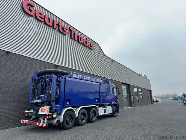 Zuigvoertuig Mercedes-Benz Arocs 3251 8X4 RSP ESE 6 RD 8000 SAUGBAGGER/SUC...