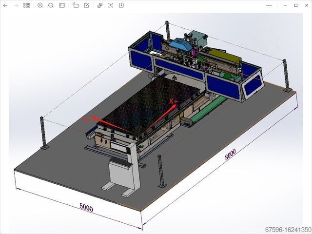 Bearbejdningscenter Danmar Machines CNC Routers CNC Nesting met zaagblad Ø305MM + boren