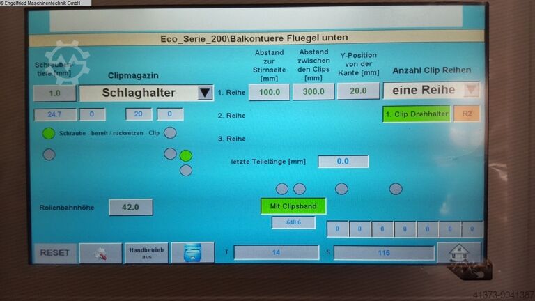 Kapocsbeállító fa alumínium ablakokhoz GÖTZINGER 351 Clipsetzer am Einzelteil