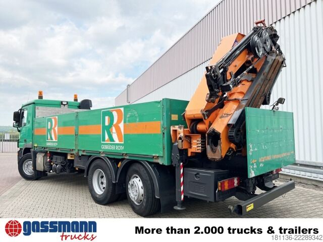 Valník Mercedes-Benz Actros 2544 L 6x2, Retarder, Lenkachse, Heckkran