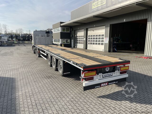Plattform Auflieger Faymonville MAX Trailer 3-Achs-Plateau-Sattelaufl.