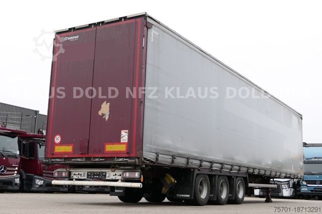 Semirremolque abierto con toldo KRONE Pritsche Plane XL MegaLiner BPW Edscha Bordwände
