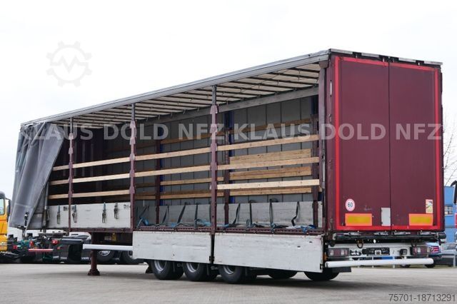 Semirremolque abierto con toldo KRONE Pritsche Plane XL MegaLiner BPW Edscha Bordwände