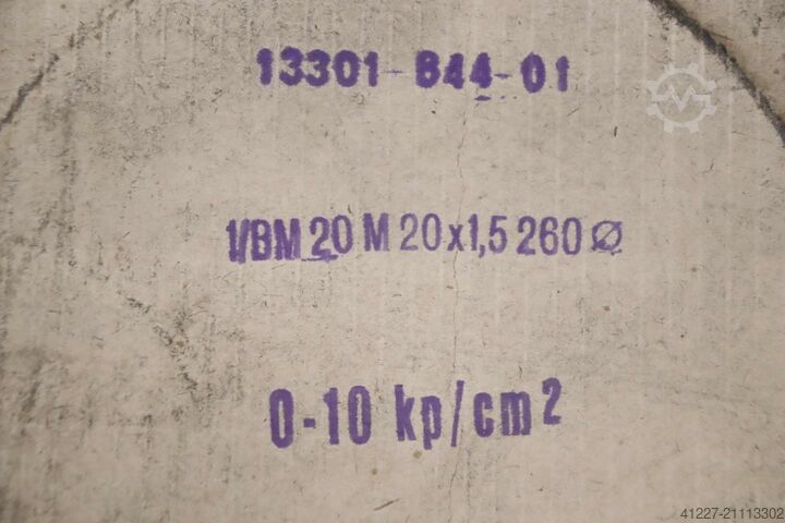 Μανόμετρο 0-10 bar TGL 1/BM 20 M 20x1.5 260 Ø