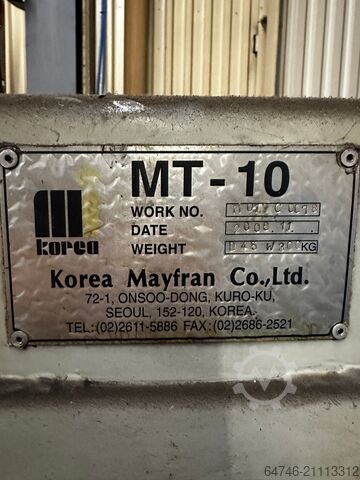 Bäddfräs KIHEUNG KNC-RT 1000 with rotary tabel + atc