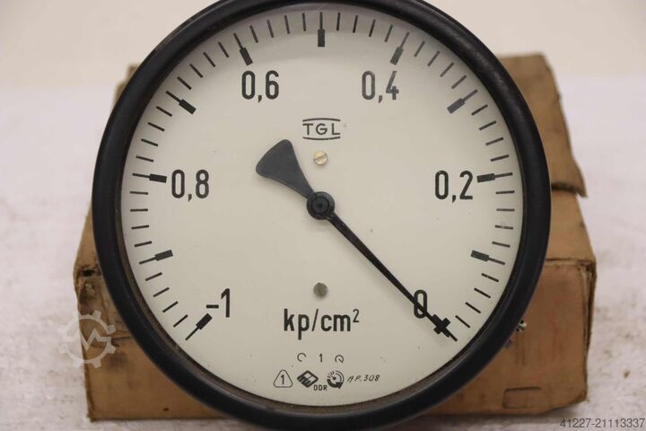 Μανόμετρο -1-0 bar / -1-0 kp/cm² TGL 1/BM 20/2 160Ø  -1-0 kp/cm²