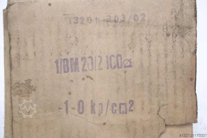 Μανόμετρο -1-0 bar / -1-0 kp/cm² TGL 1/BM 20/2 160Ø  -1-0 kp/cm²