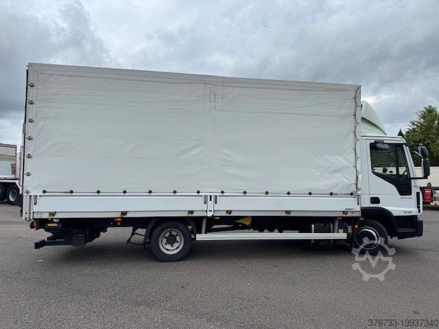 Plachtová dodávka IVECO ML75E21/P ¤6D Klima Schiebeplane links Kamera