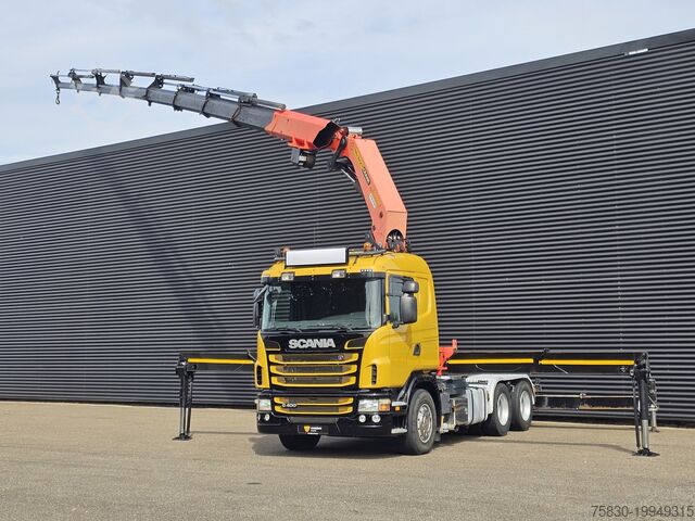 Ladepritsche Scania G400 6x2 / PALFINGER PK 60002 / WINCH / BALLAST