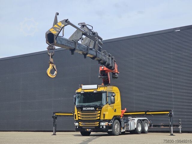 Ladepritsche Scania G400 6x2 / PALFINGER PK 60002 / WINCH / BALLAST