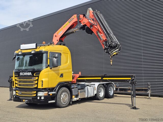 Ladepritsche Scania G400 6x2 / PALFINGER PK 60002 / WINCH / BALLAST