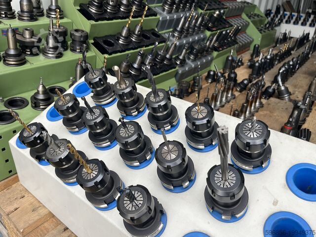 Gereedschapshouders SK40-2/20-70 met ER-spantangen en gereedschappen Oprawki narzędziowe SK40-2/20-70 z tulejkami ER i narzędziami Oprawki narzędziowe SK40-2/20-70 z tulejkami ER i narzędziami