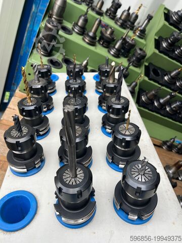 Gereedschapshouders SK40-2/20-70 met ER-spantangen en gereedschappen Oprawki narzędziowe SK40-2/20-70 z tulejkami ER i narzędziami Oprawki narzędziowe SK40-2/20-70 z tulejkami ER i narzędziami