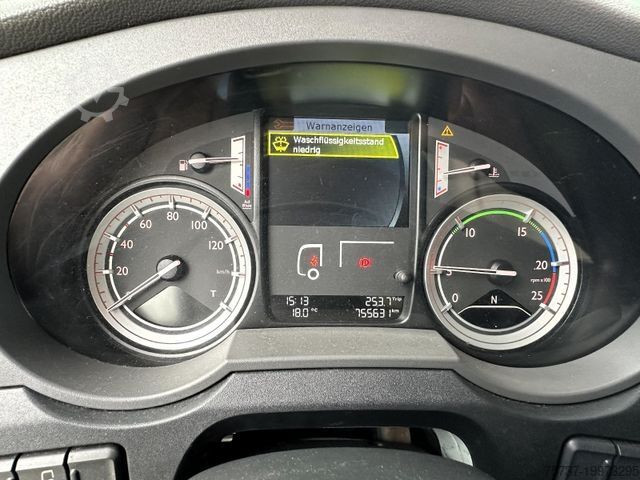 Flatbed truck with tarp DAF XF 410