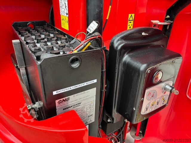 Articulated boom lift Manitou 100VJR - 10m Elektro Mast-Arbeitsbühne *Akku NEU*