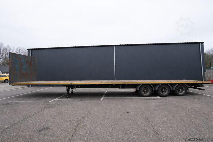 Platform aanhanger Pacton Flatbed trailer with twistlocks
