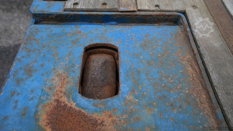 Platform aanhanger Pacton Flatbed trailer with twistlocks