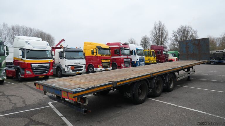 Platform aanhanger Pacton Flatbed trailer with twistlocks