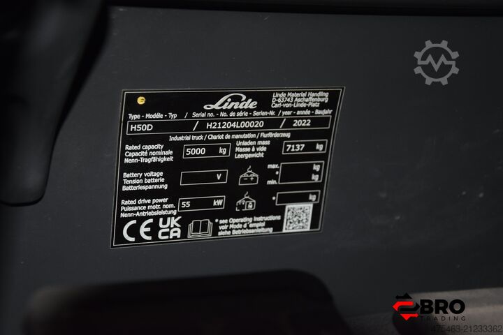 Forklift Linde H50D-01 1204 5 Hydr. Valves!