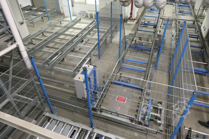 Magazzino shuttle completamente automatico Kardex Shuttlelager zur Palettenpufferung