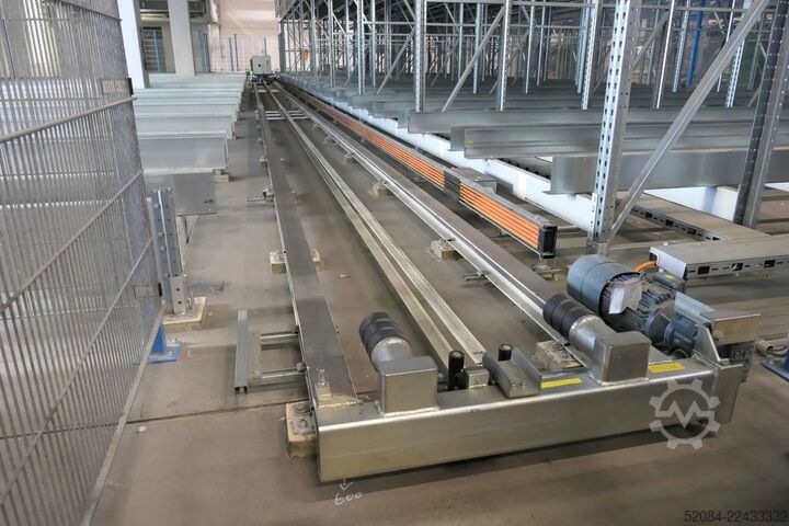 Magazzino shuttle completamente automatico Kardex Shuttlelager zur Palettenpufferung