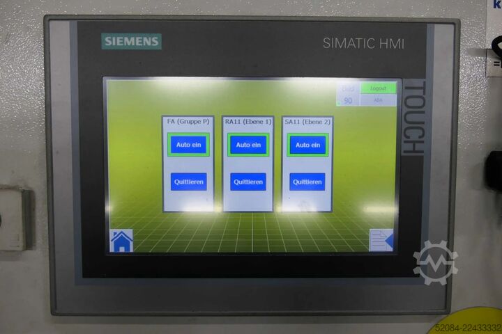 Magazzino shuttle completamente automatico Kardex Shuttlelager zur Palettenpufferung