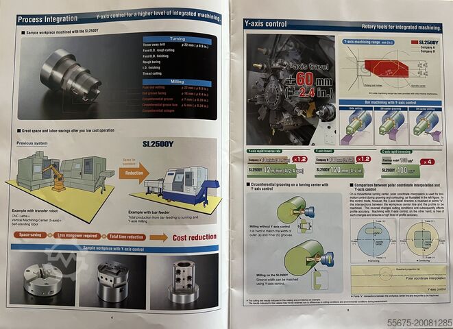 Centre CNC de tournage et fraisage Y Mori Seiki SL 2500 Y