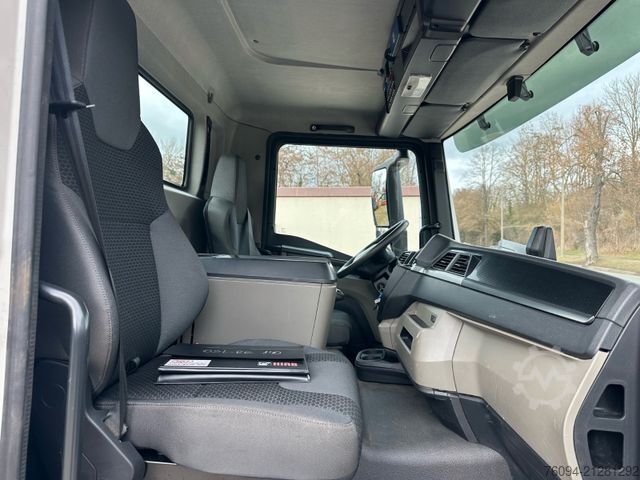 Truck mounted crane MAN TGL 12.220 Kipper KRAN 14m FUNK Greifer  AHK