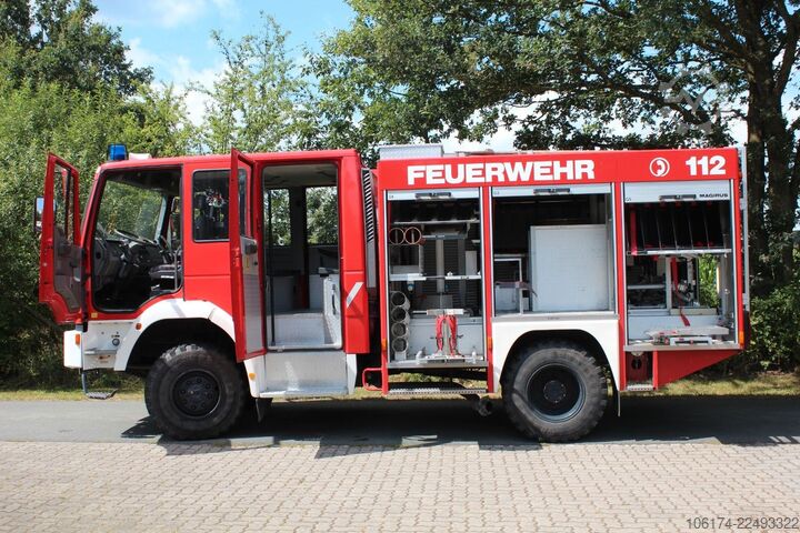 Speciallastbil IVECO 95 E 18 4x4 Single Bereift  Feuerwehr LF 8/6